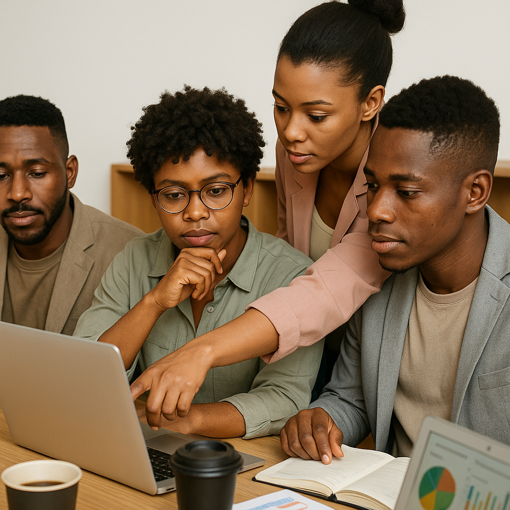 The Grievance App team collaborates on an innovative grievance management solution.