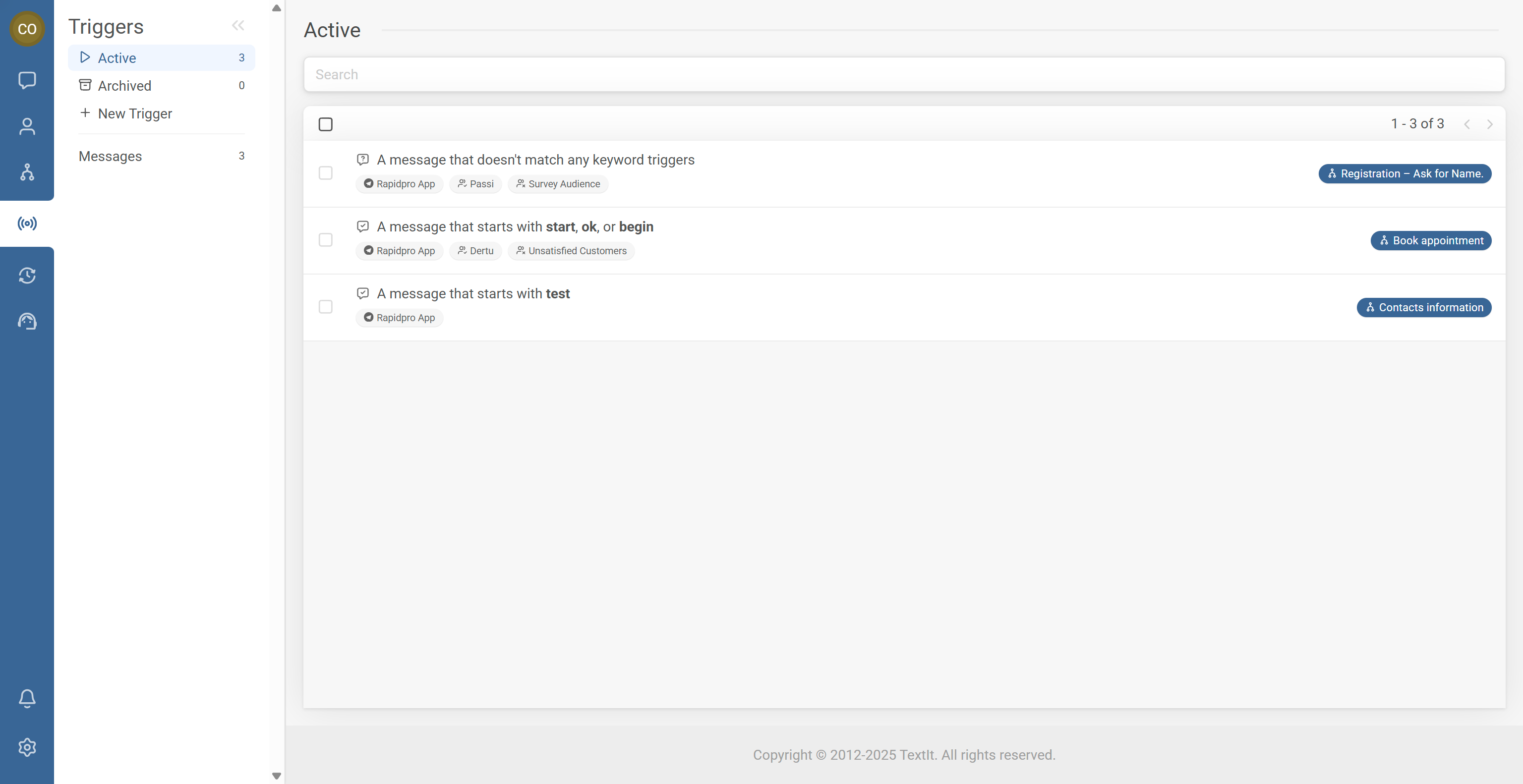 Start a Flow after Receiving a Message that Doesnt Match Any Keywords 1