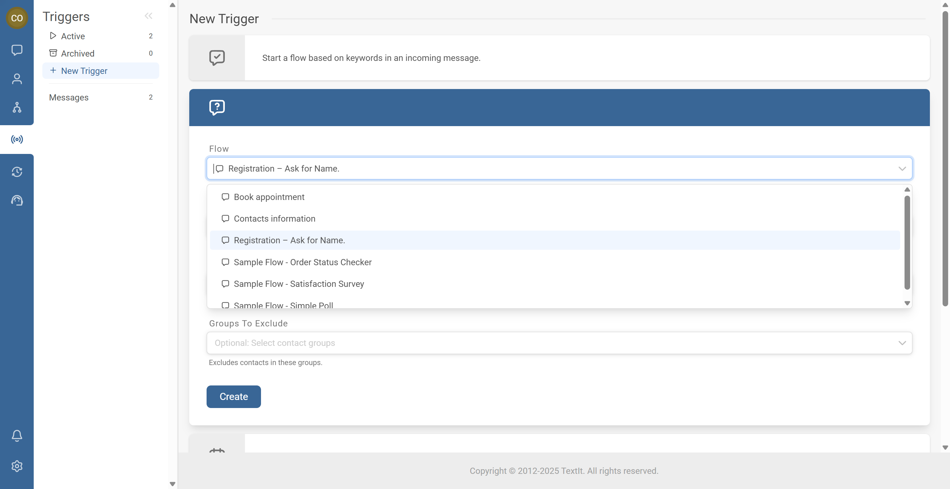 Start a Flow after Receiving a Message that Doesnt Match Any Keywords 5 1