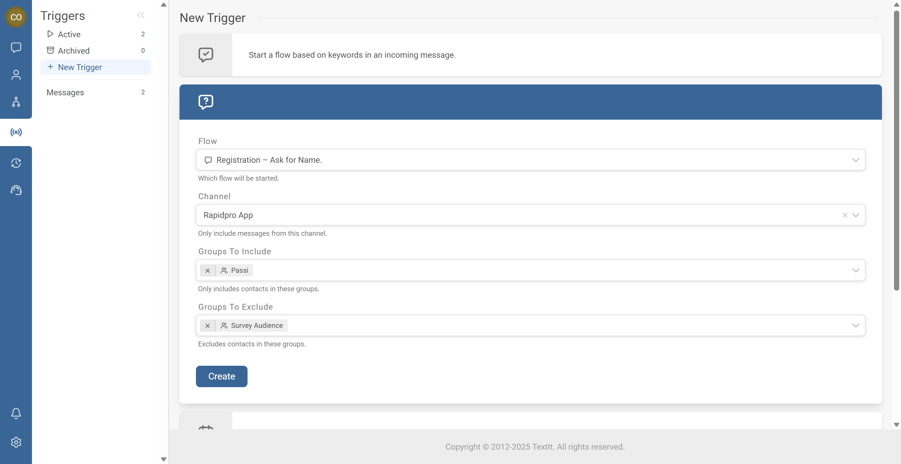 Start a Flow after Receiving a Message that Doesnt Match Any Keywords 7 1