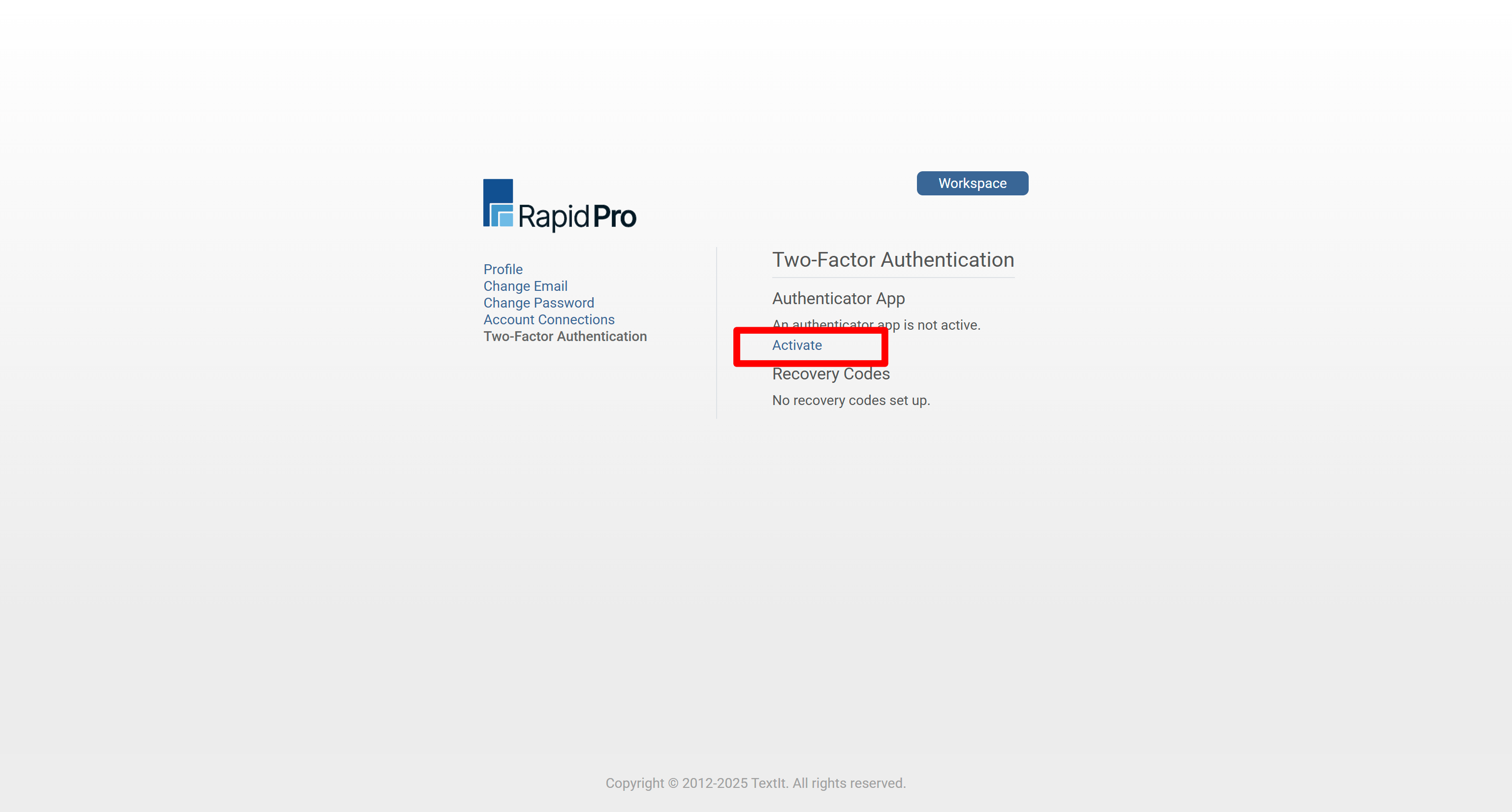 Secure Your Account Enabling Two Factor Authentication 2FA 2