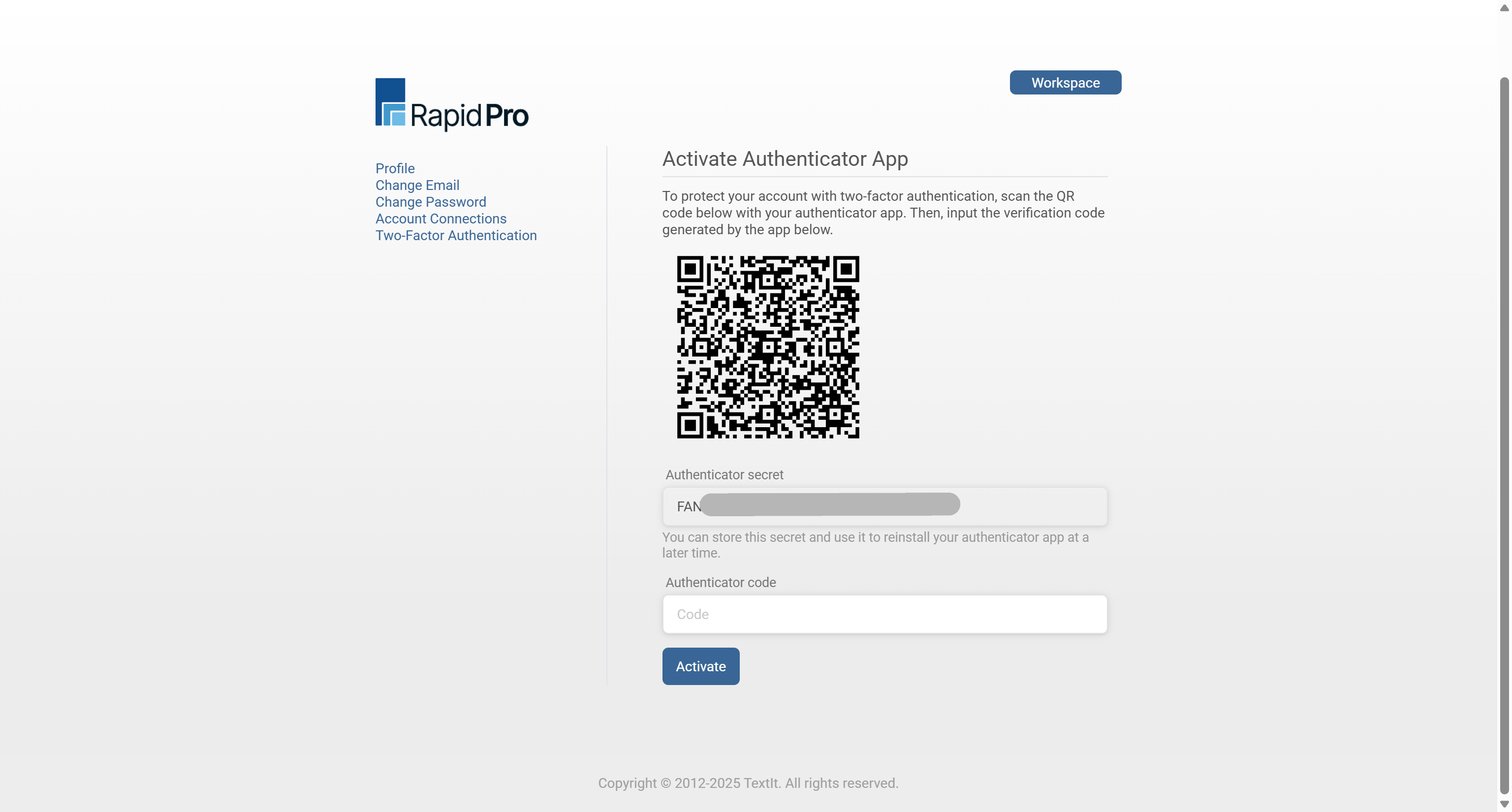 Secure Your Account Enabling Two Factor Authentication 2FA 3