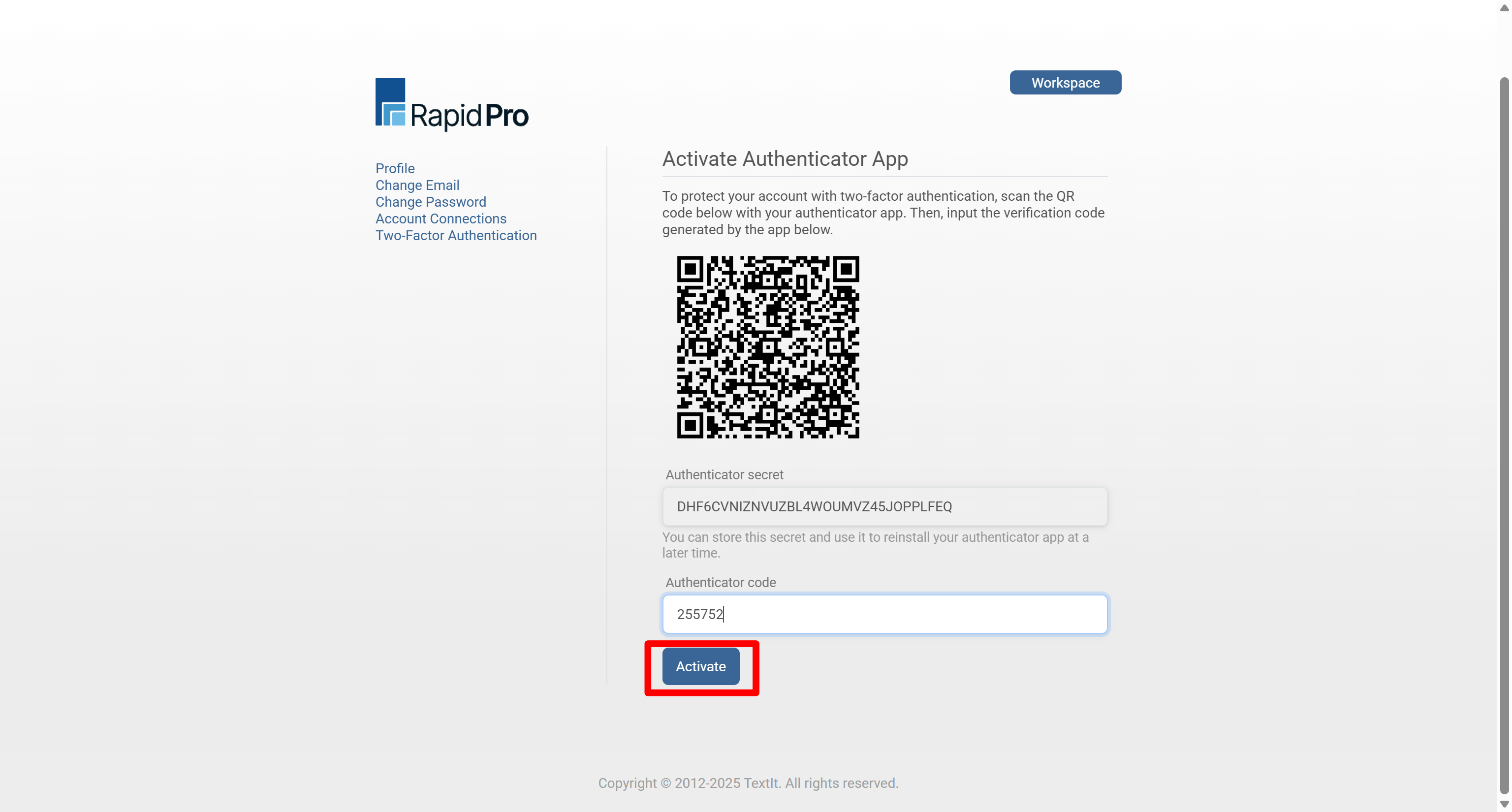 Secure Your Account Enabling Two Factor Authentication 2FA 5