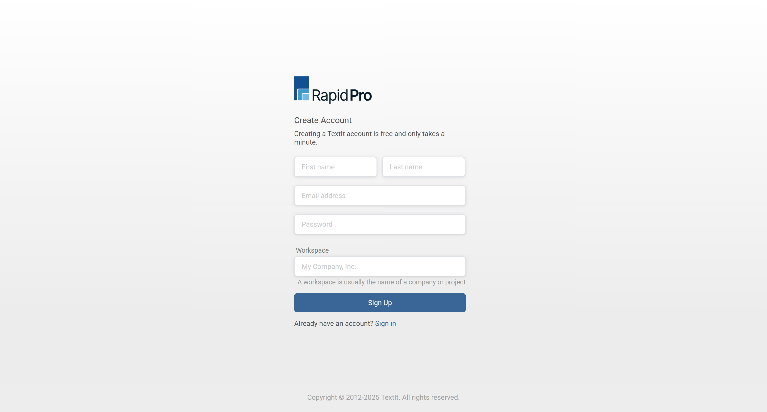 Sign Up Creating Your Account 1