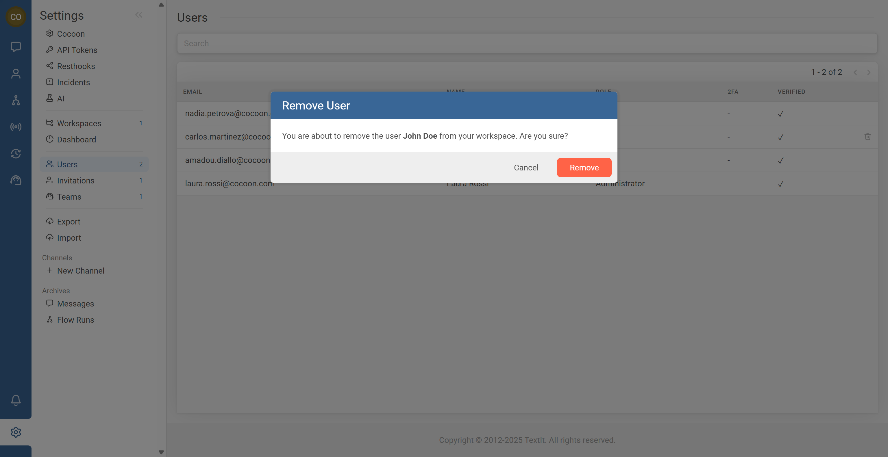 User Management Adding and Managing Team Roles 5