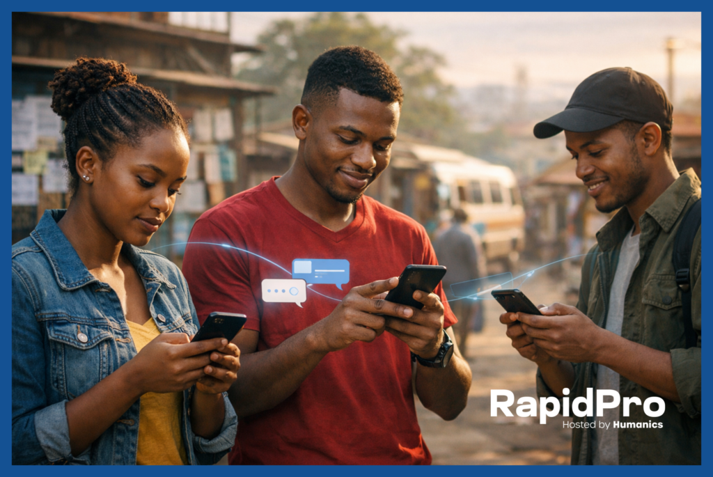 Kenya voter education campaign using mobile messaging to fight election misinformation and engage youth voters through RapidPro