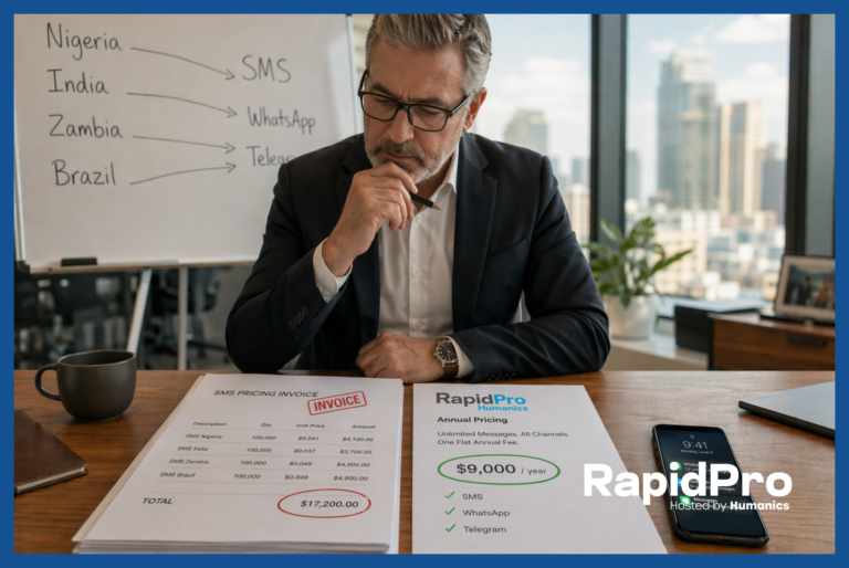 Enterprise Bulk SMS Platform Showdown: Commercial Services vs RapidPro at Scale